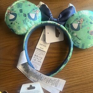 Adidas Green and Blue Themed Headband